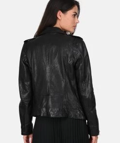 Oakwood Damen MANGA Lederjacke Black 7 Oakwood Damen MANGA Lederjacke Black -Oakwood Soldes Boutique 26fcd9fa976c4ba6bc5cba6e71401266