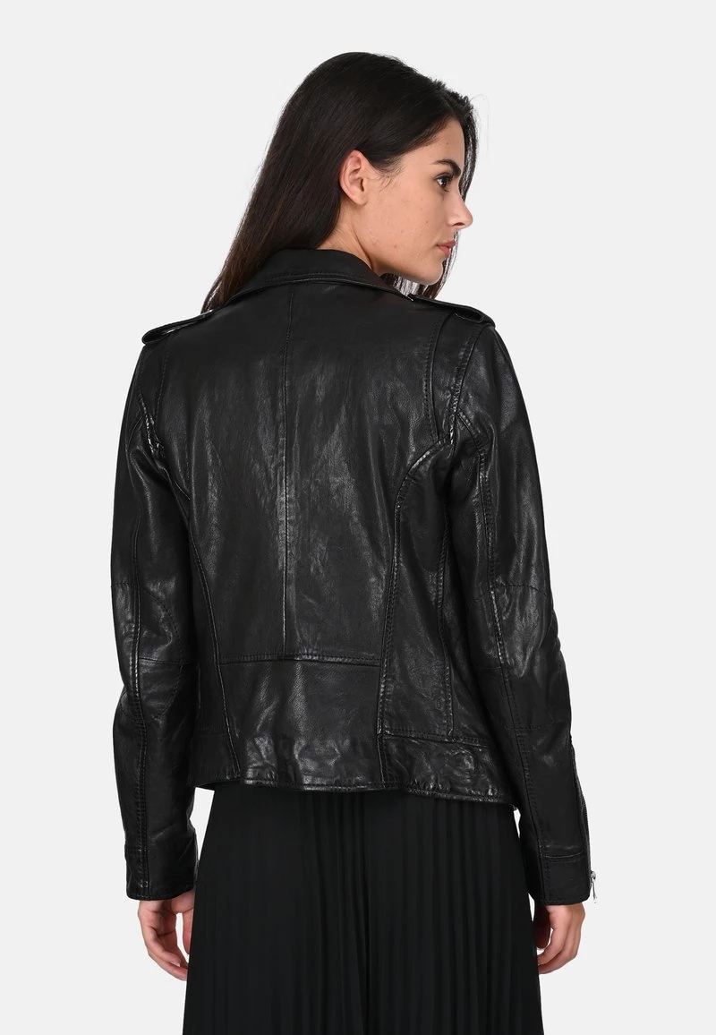 Oakwood Damen MANGA Lederjacke Black 3 Oakwood Damen MANGA Lederjacke Black – Bild 3