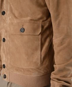 Oakwood Herren ALESSANDRO Lederjacke Tan -Oakwood Soldes Boutique 272ca4914a0a4e22b8bed5f369922f14