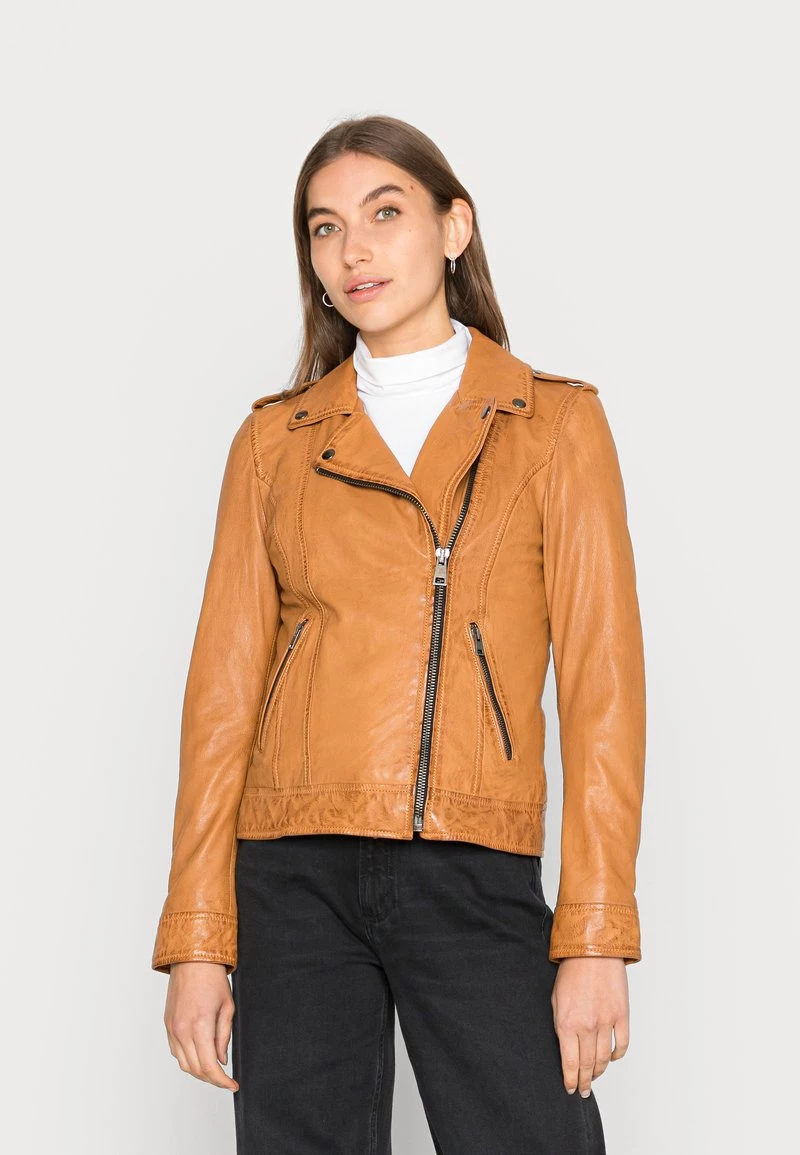 Oakwood LISA Lederjacke Beige Damen 1 Oakwood LISA Lederjacke Beige Damen