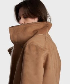 Oakwood Damen MASHA Wintermantel Light Brown -Oakwood Soldes Boutique 28456523f8334d6a8ba172b3fe6f99e8