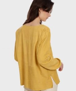Oakwood MYRTA Bluse Yellow Damen -Oakwood Soldes Boutique 299ca8cbbe5246e8935c381ca17a666f