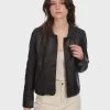 Oakwood Damen ROSALIE Lederjacke Black