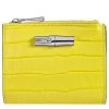 Longchamp Damen ROSEAU Geldbörse Zitrone