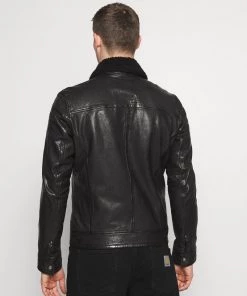 Oakwood Herren COLT Lederjacke Black -Oakwood Soldes Boutique 2bd2cb9a6ee8402f900f7bca6609dde8