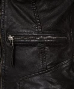 Oakwood Damen CAMERA Lederjacke Black -Oakwood Soldes Boutique 2c7dc5fbbb1a4a34beefa29fde6abbcf