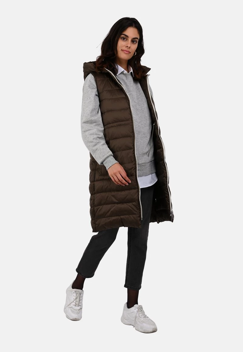 Oakwood MAGGY Weste Khaki Damen 2 Oakwood MAGGY Weste Khaki Damen – Bild 2