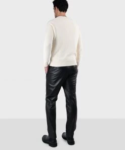 Oakwood Herren RING Lederhose Black -Oakwood Soldes Boutique 2e8bea8f0c424555908d8b03686b2021