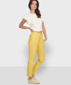 Oakwood Damen GIFT Lederhose Yellow 14 Oakwood Damen GIFT Lederhose Yellow -Oakwood Soldes Boutique 2ff59587d55a465abdfb378245a79b79