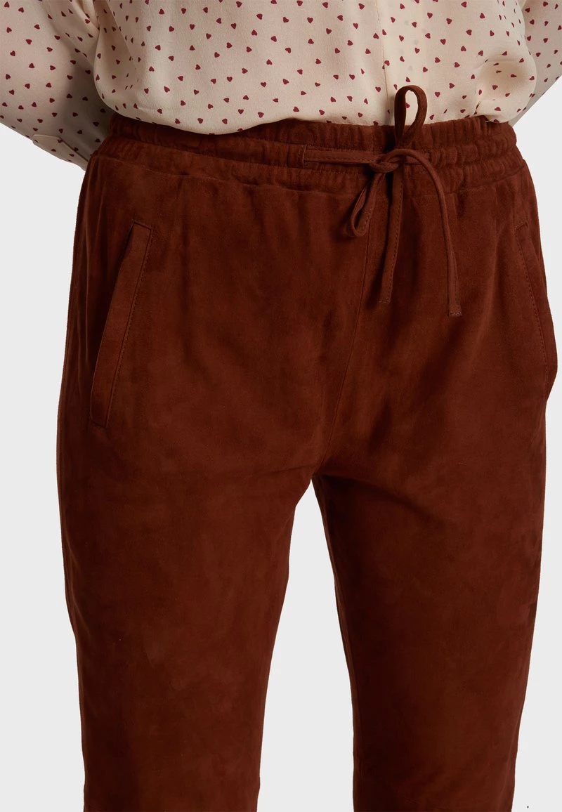 Oakwood GIFT Lederhose Brown Damen 4 Oakwood GIFT Lederhose Brown Damen – Bild 4