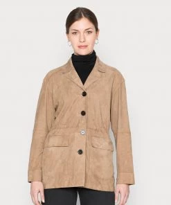 Oakwood PERNILLE Lederjacke Beige Damen