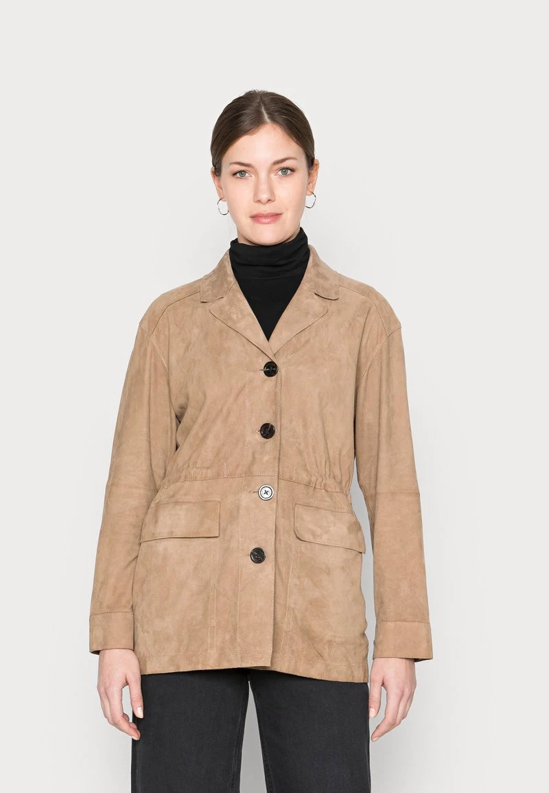 Oakwood PERNILLE Lederjacke Beige Damen 1 Oakwood PERNILLE Lederjacke Beige Damen