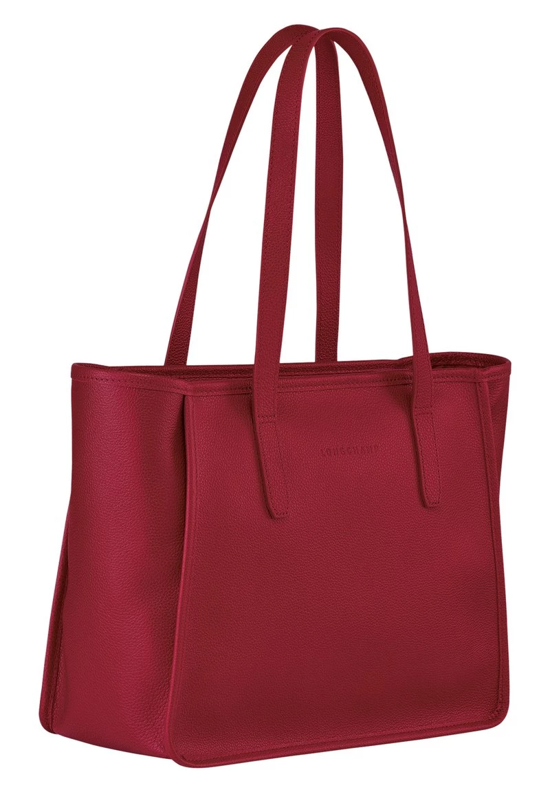 Longchamp Damen LE FOULONNÉ Shopping Bag Rot 5 Longchamp Damen LE FOULONNÉ Shopping Bag Rot – Bild 5