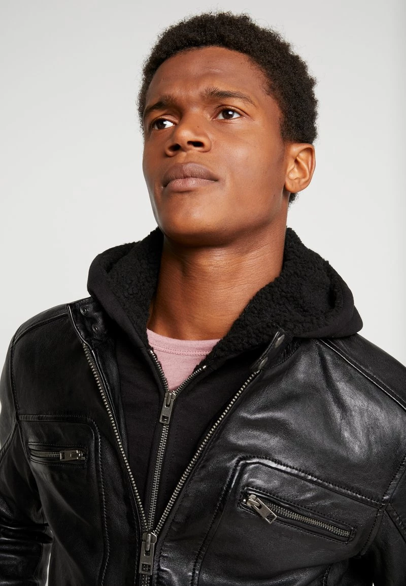 Oakwood DRINK Lederjacke Black Herren 5 Oakwood DRINK Lederjacke Black Herren – Bild 5