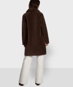 Oakwood Damen VENUS Wintermantel Brown -Oakwood Soldes Boutique 31a987d134884cb58442f491c3d5e1d0