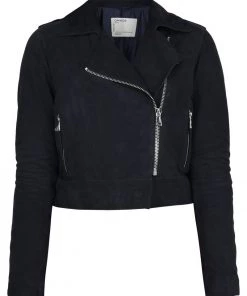 Oakwood ZULINA Lederjacke Navy Blue Damen 7 Oakwood ZULINA Lederjacke Navy Blue Damen -Oakwood Soldes Boutique 3281c3fed5a14b5ca73678d0d61fa96a