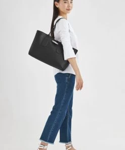 Longchamp Damen ROSEAU Handtasche Schwarz