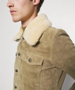 Oakwood Herren MINTER REMOVABLE COLLAR Lederjacke Yemen -Oakwood Soldes Boutique 346e35a5fffa4743ac3b2a88b0cb63d5