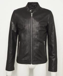 Oakwood Herren CUP Lederjacke Black -Oakwood Soldes Boutique 34dfc47bd88a4459aa8fa86b52135df4