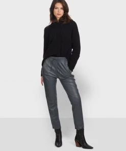 Oakwood Damen GIFT Lederhose Petrol 9 Oakwood Damen GIFT Lederhose Petrol -Oakwood Soldes Boutique 364747129a9345adb2943769837586c1