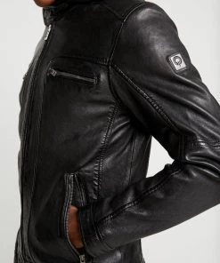 Oakwood DRINK Lederjacke Black Herren 15 Oakwood DRINK Lederjacke Black Herren -Oakwood Soldes Boutique 37b5232477f54e0e979fa4fb0890a4bb