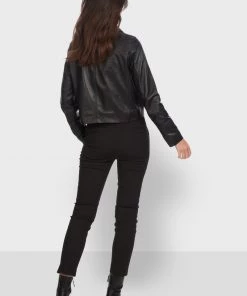 Oakwood GRACE Lederjacke Black Damen -Oakwood Soldes Boutique 39345911a3554da0a30efb024c6882c9