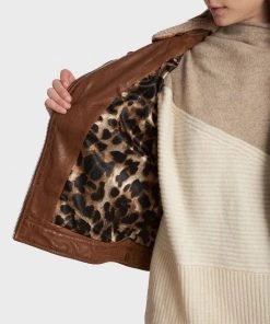 Oakwood FLOW Lederjacke Brown Damen 12 Oakwood FLOW Lederjacke Brown Damen -Oakwood Soldes Boutique 39a5fb2b632e4b9692872ec1bc7cfcb6