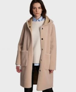 Oakwood Soldes Boutique 37 Oakwood ANGELIQUE REVERSIBLE Klassischer Mantel Beige Damen