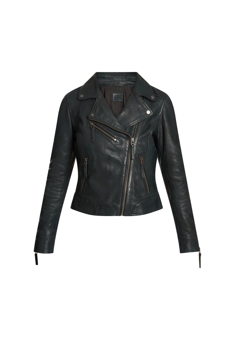 Oakwood SAMANTHA Lederjacke Petrol Damen 7 Oakwood SAMANTHA Lederjacke Petrol Damen – Bild 7