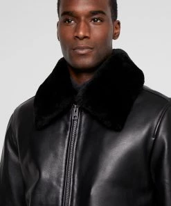 Oakwood DADDY Lederjacke Black Herren -Oakwood Soldes Boutique 3d4537e9270a49449e9040c87f9071e8