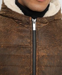 Oakwood HEMINGWAY Lederjacke Antic Brown Herren -Oakwood Soldes Boutique 3e08dd33ce1348c58eb36fd465210851