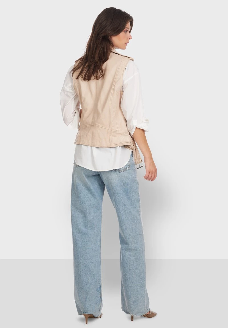 Oakwood Damen KYLIE Weste Beige 3 Oakwood Damen KYLIE Weste Beige – Bild 3