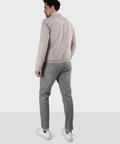 Oakwood FILIP Lederjacke Light Grey Herren -Oakwood Soldes Boutique 3ee25145ed0b4020bf8c80e59c702b4d