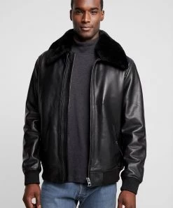 Oakwood DADDY Lederjacke Black Herren