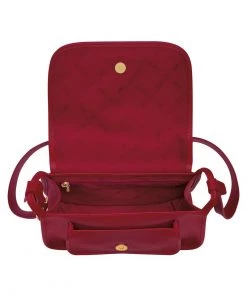 Longchamp Damen LE FOULONNÉ Umhängetasche Rot -Oakwood Soldes Boutique 40e6c90ab95b4ca29d69ba7cc6474f13
