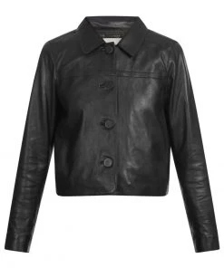 Oakwood GRACE Lederjacke Black Damen -Oakwood Soldes Boutique 44a056d70778446cb171bc030ff5f094