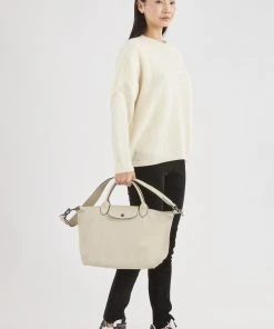 Longchamp Unisex LE PLIAGE Handtasche Elfenbein