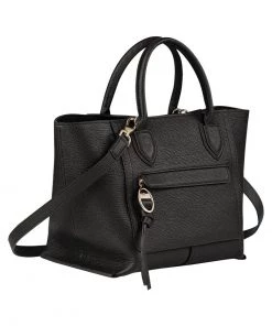 Longchamp MAILBOX Handtasche Schwarz Damen -Oakwood Soldes Boutique 4594cf57c0e34f819e187eb0b93bcc18