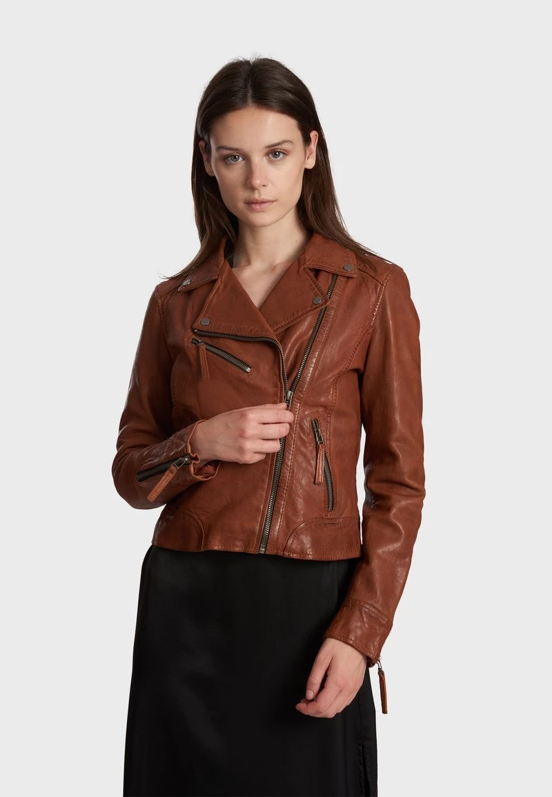 Oakwood SAMANTHA Lederjacke Brown Damen 1 Oakwood SAMANTHA Lederjacke Brown Damen