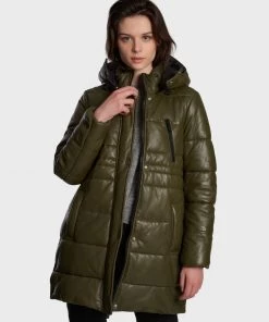 Oakwood Damen DUVET BLITZ Daunenmantel Khaki