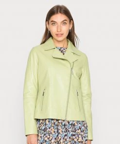 Oakwood FLASH Lederjacke Light Green Damen