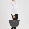 Longchamp LE PLIAGE CLUB Handtasche Metallgrau Damen