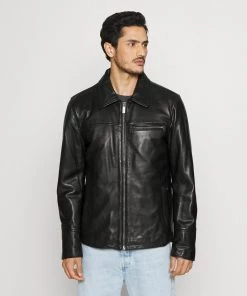 Oakwood Herren CRAWFORD Lederjacke Black