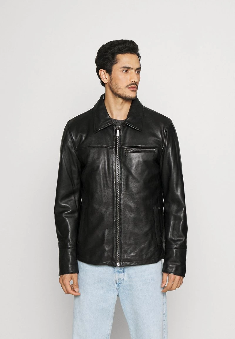 Oakwood Herren CRAWFORD Lederjacke Black 1 Oakwood Herren CRAWFORD Lederjacke Black