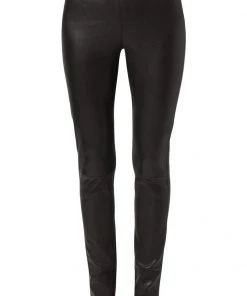 Oakwood Damen ASTEROID Lederhose Black -Oakwood Soldes Boutique 4b153338bdbb433788b242ca5e66b945