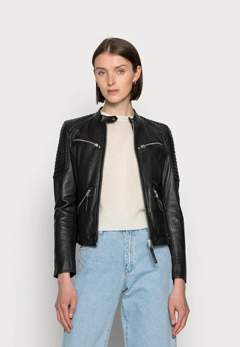 Oakwood Damen HILLS Lederjacke Black 1 Oakwood Damen HILLS Lederjacke Black