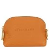Longchamp Damen LE FOULONNÉ Geldbörse Safrangelb