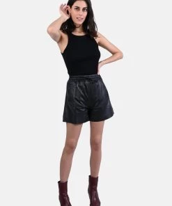 Oakwood Damen PICK Lederhose Black -Oakwood Soldes Boutique 4d7578cdfd06419590102aaeec3d7db6