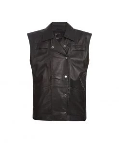 Oakwood WANTED Weste Black Damen -Oakwood Soldes Boutique 4e49b61142564487a95b12285857c0fe
