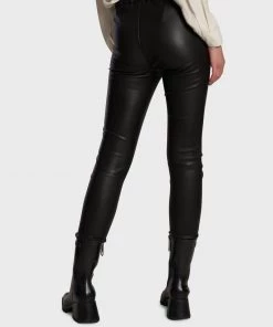 Oakwood CASSIOPEE Lederhose Black Damen -Oakwood Soldes Boutique 508a71abd10c4a13bcc504df8f5cd27f